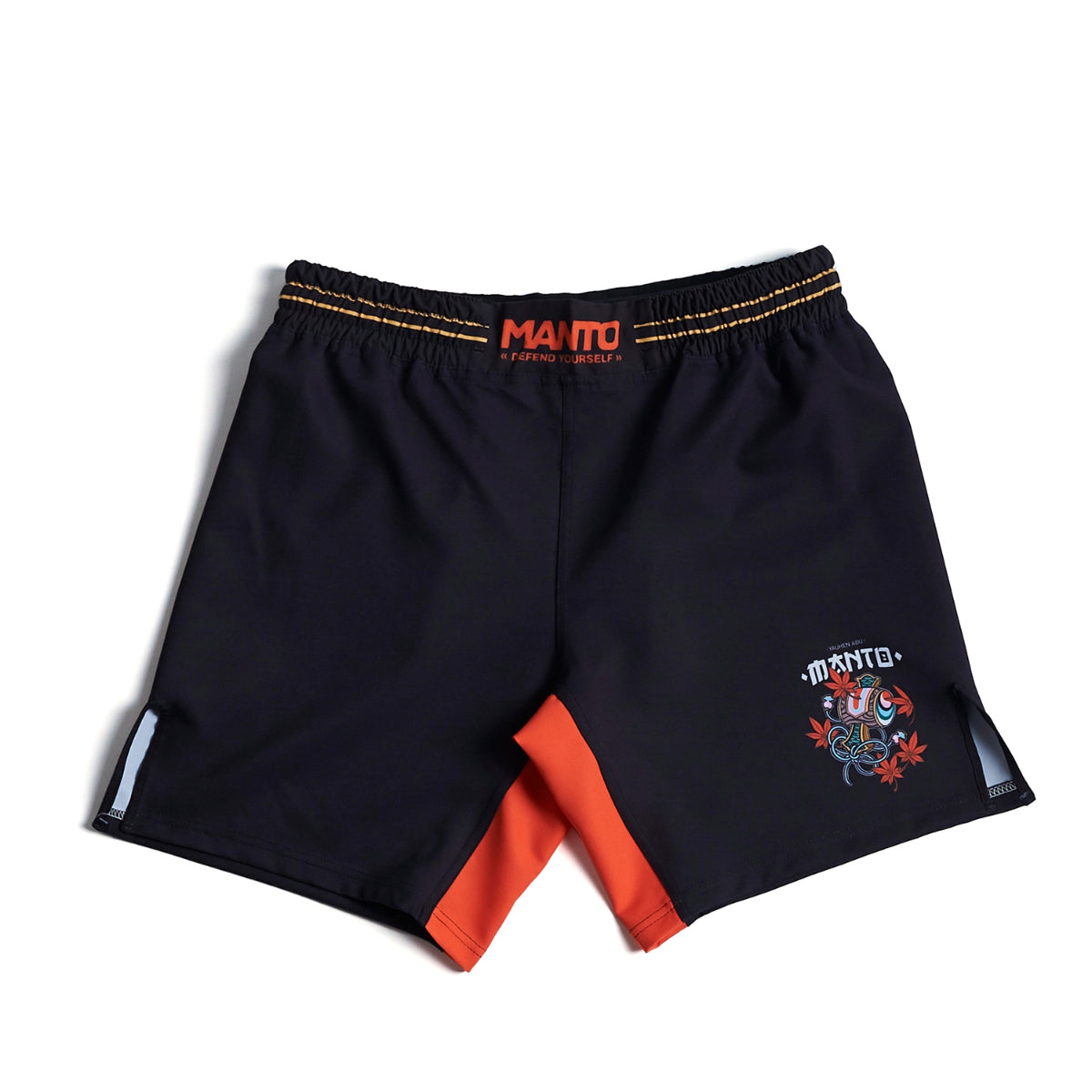 Manto X Yauhen Abu Fudo Fight Shorts Black