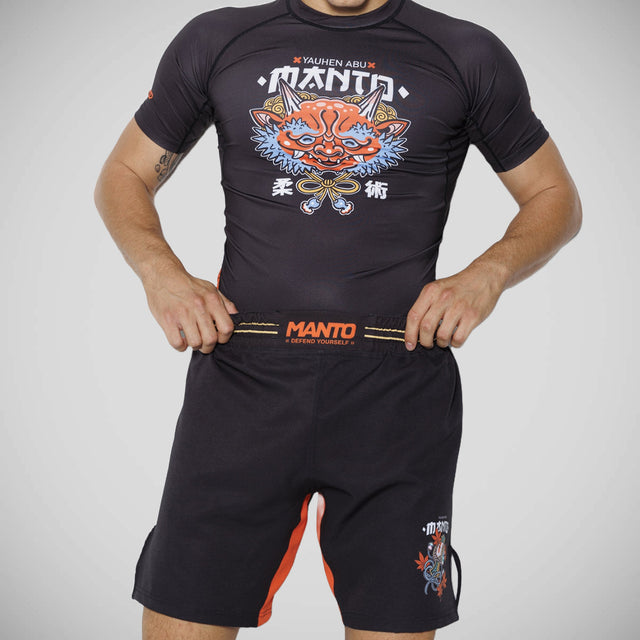 Manto x Yauhen Abu Fudo Fight Shorts Black