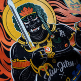 تي شيرت مانتو x يوهين أبو فودو باللون الأسود