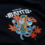 تي شيرت مانتو x يوهين أبو فودو باللون الأسود