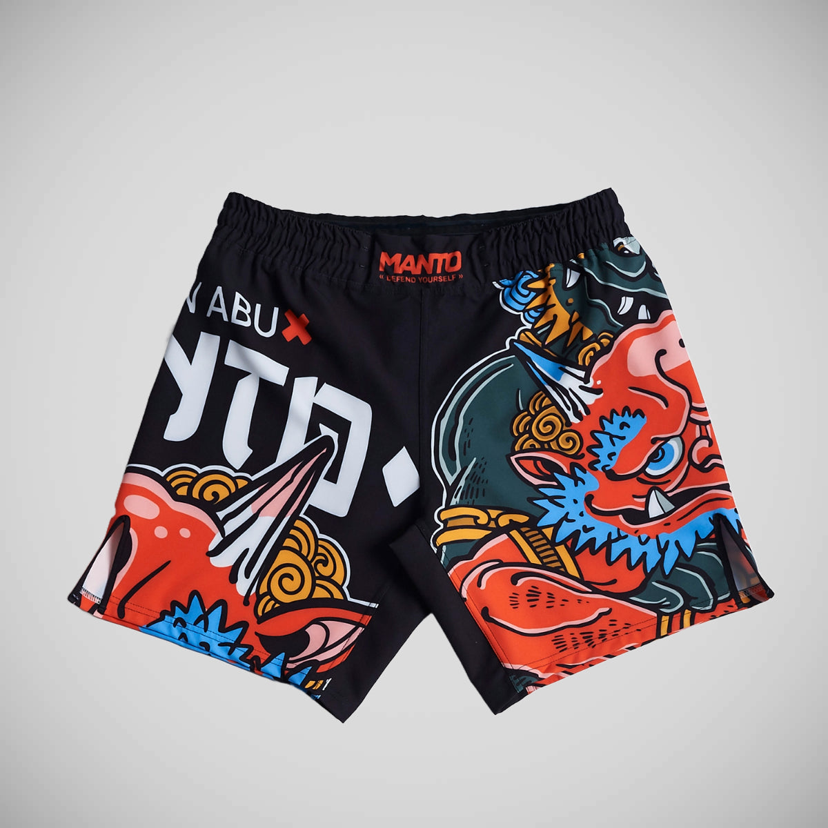 Manto x yauhen abu oni vecht shorts zwart