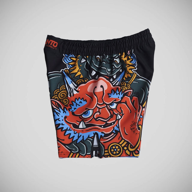Manto x Yauhen Abu Oni Fight Shorts Black