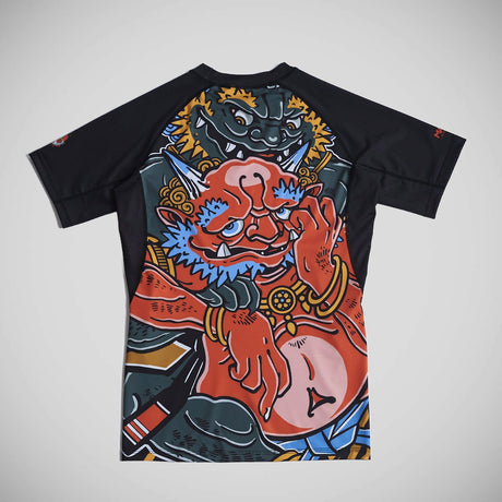 Manto x Yauhen Abu Oni ​​Rash Guard preto