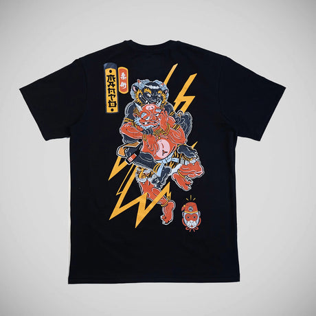 تي شيرت مانتو x يوهين أبو أوني باللون الأسود