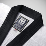 Mooto 3f ομοιόμορφη παιδιά μαύρο λαιμό λευκό