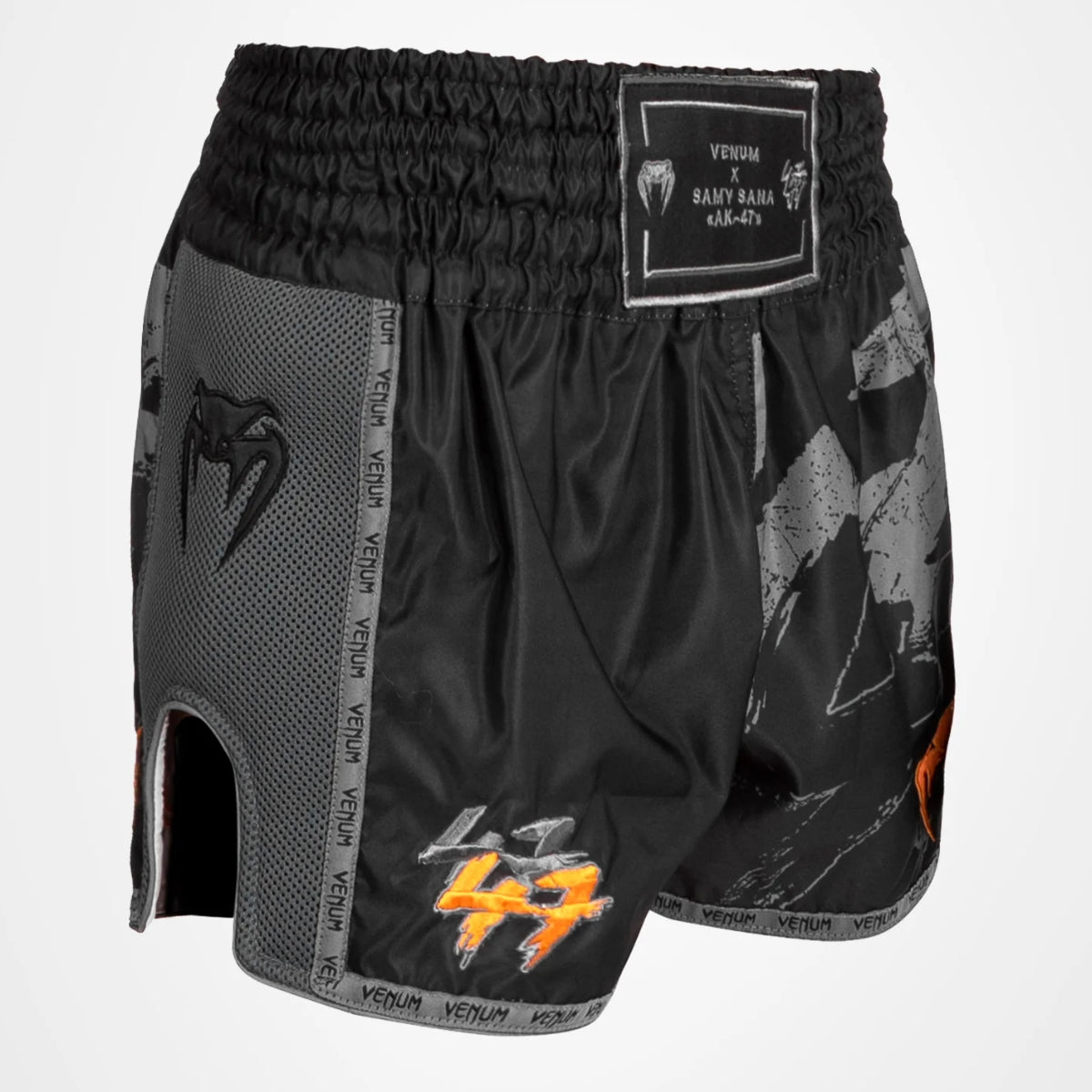 Venum S47 Muay Thai Shorts Black/Orange