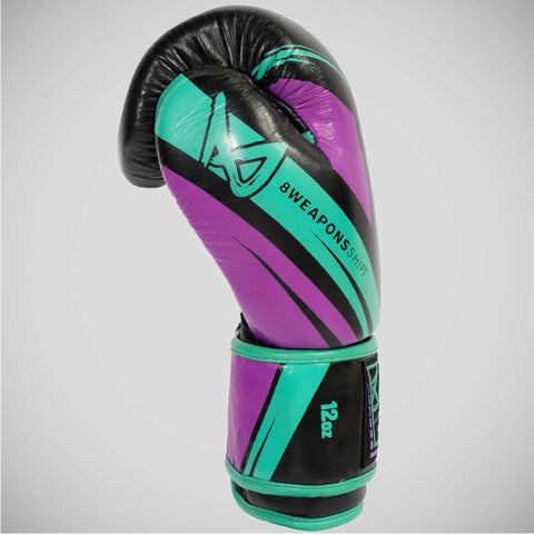 Black/Pink/Green 8 Weapons Shift Cyber Boxing Gloves
