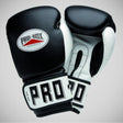 Black/White Pro-Box PU Club Essentials Senior Sparring Gloves   