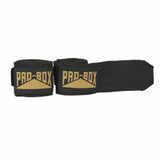 Pro-Box Senior AIBA Spec Stretch Hand Wraps schwarz
