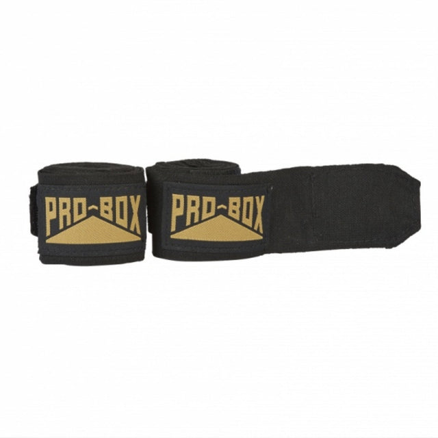 Pro-Box Senior AIBA Spec Stretch Hand Wraps Black