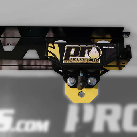 Black Pro Mountings Roller Mount Track
