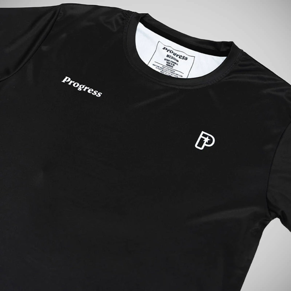 Framsteg rullande tee svart