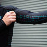 Vooruitgang onbekende kraan met lange mouwen uitslagbeschermer zwart