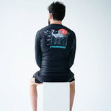 Vooruitgang onbekende kraan met lange mouwen uitslagbeschermer zwart