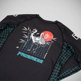 Vooruitgang onbekende kraan met lange mouwen uitslagbeschermer zwart