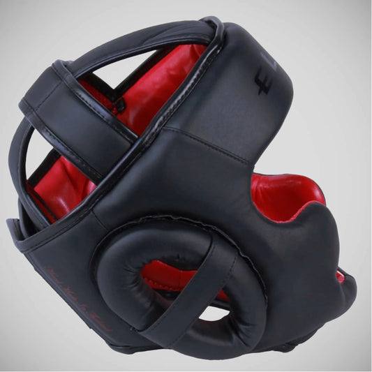 Black/Red Elion Uncage Full Face Head Guard