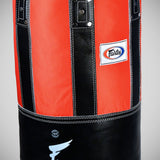 Fairtex HB3 भारी बैग (अन-भरा) काला/लाल