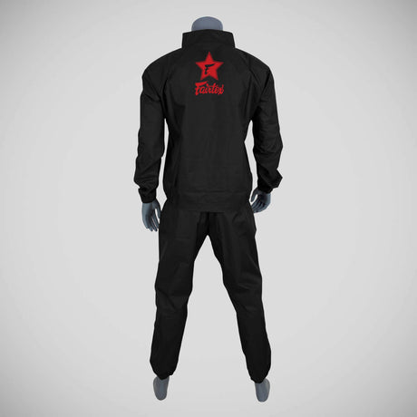 Fairtex VS3 Vinyl Sweatsuit Schwarz/Rot