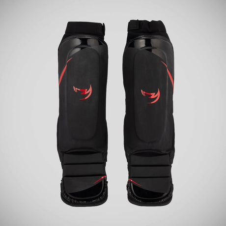 Fumetsu Ghost S3 MMA Shin Guards Black/Red