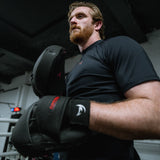 Fumetsu Ghost S3 Focus de boxeo Mitts Negro/Rojo