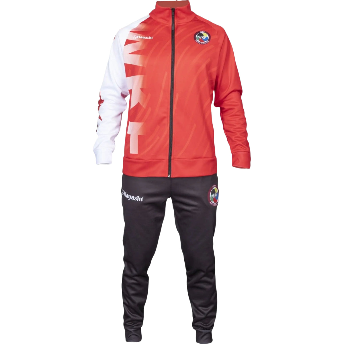 Hayashi WKF Drift Tracksuit Schwarz/Rot