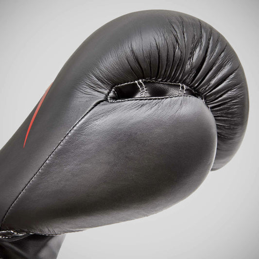 Black-Red Reebok Leather Boxing Gloves