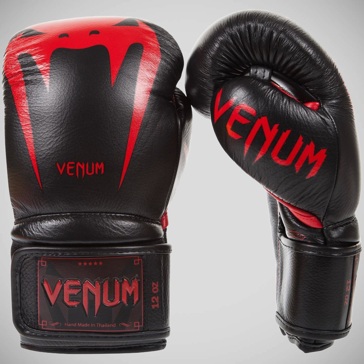 venum giant 3.0ボクシンググローブMade4fightersからの黒/赤