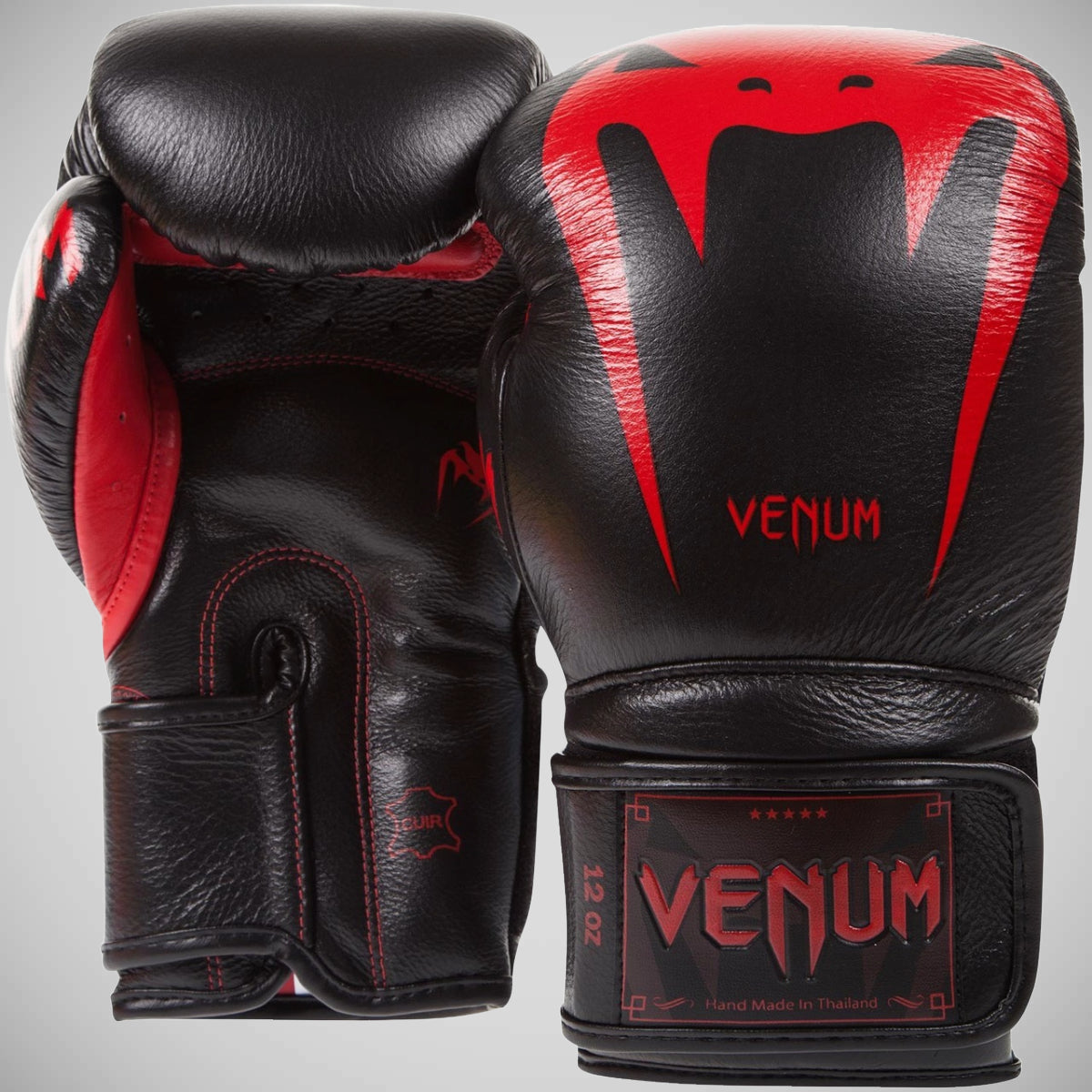 venum giant 3.0ボクシンググローブMade4fightersからの黒/赤