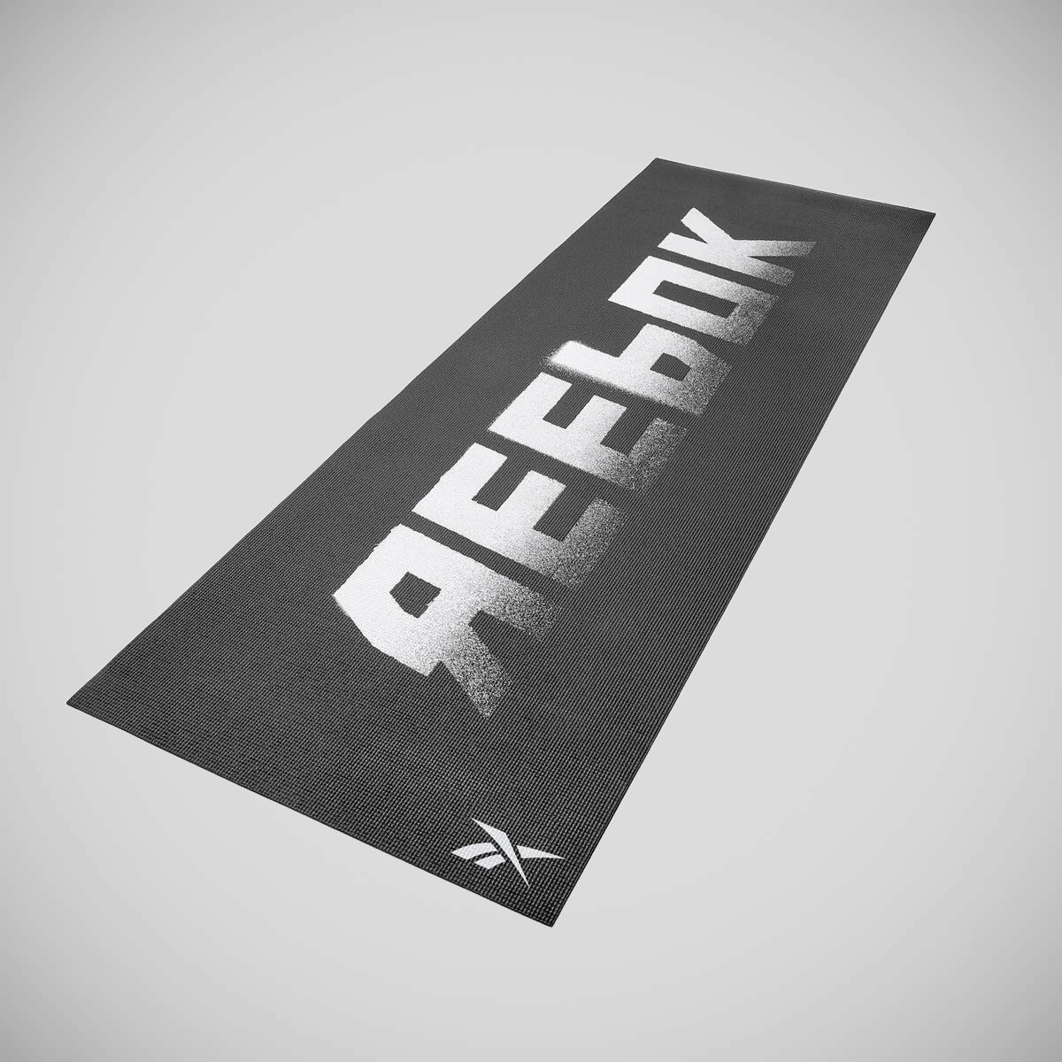 Reebok 4mm Logo Yoga Mat Black   