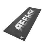 Reebok 4mm Logo Yogamatte Schwarz