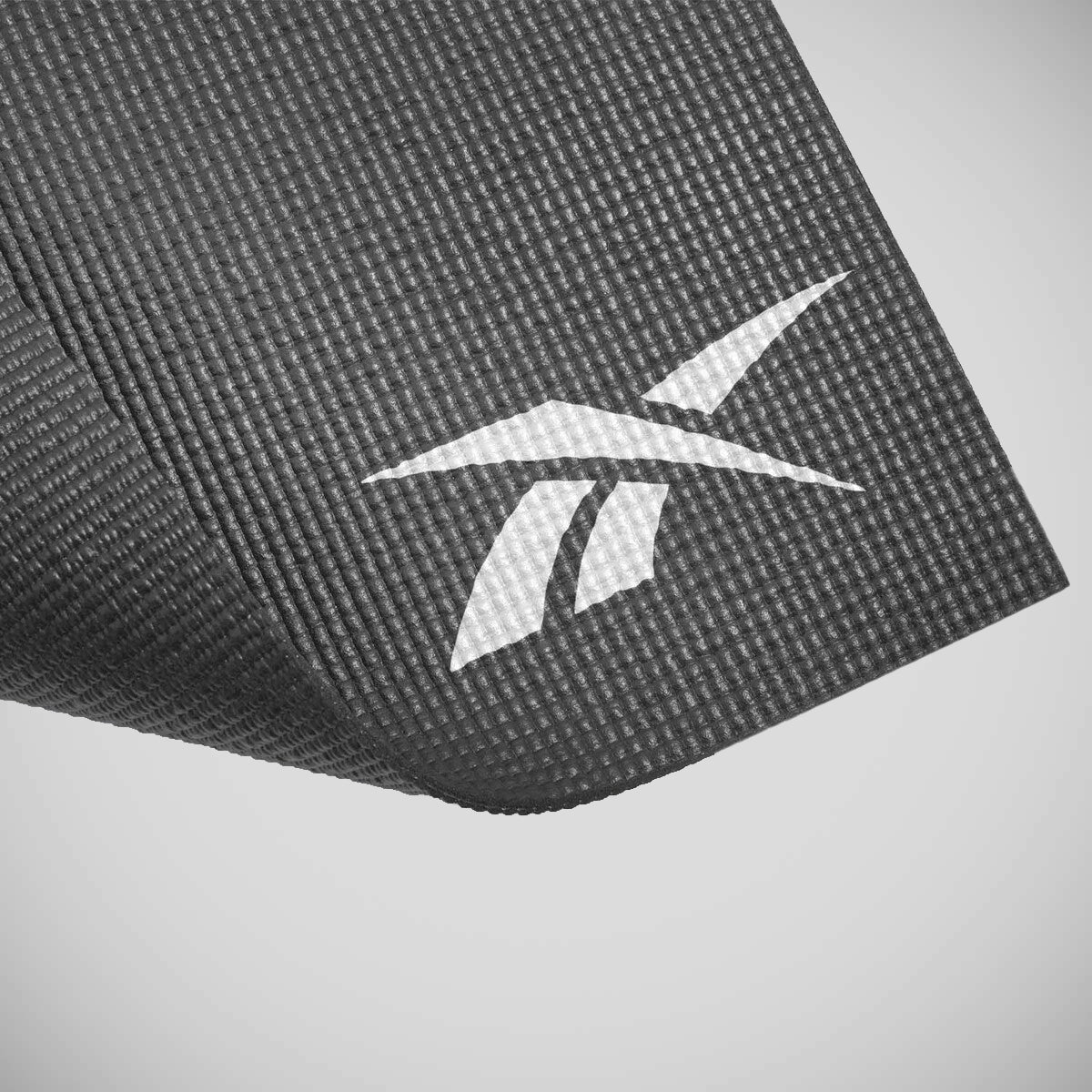 Reebok 4mm Logo Yogamatte Schwarz
