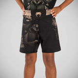 Black/Sand Venum Gorilla Jungle Kids Fight Shorts   