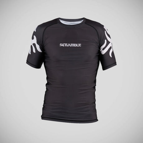 Black Scramble Glyph Rash Guard   