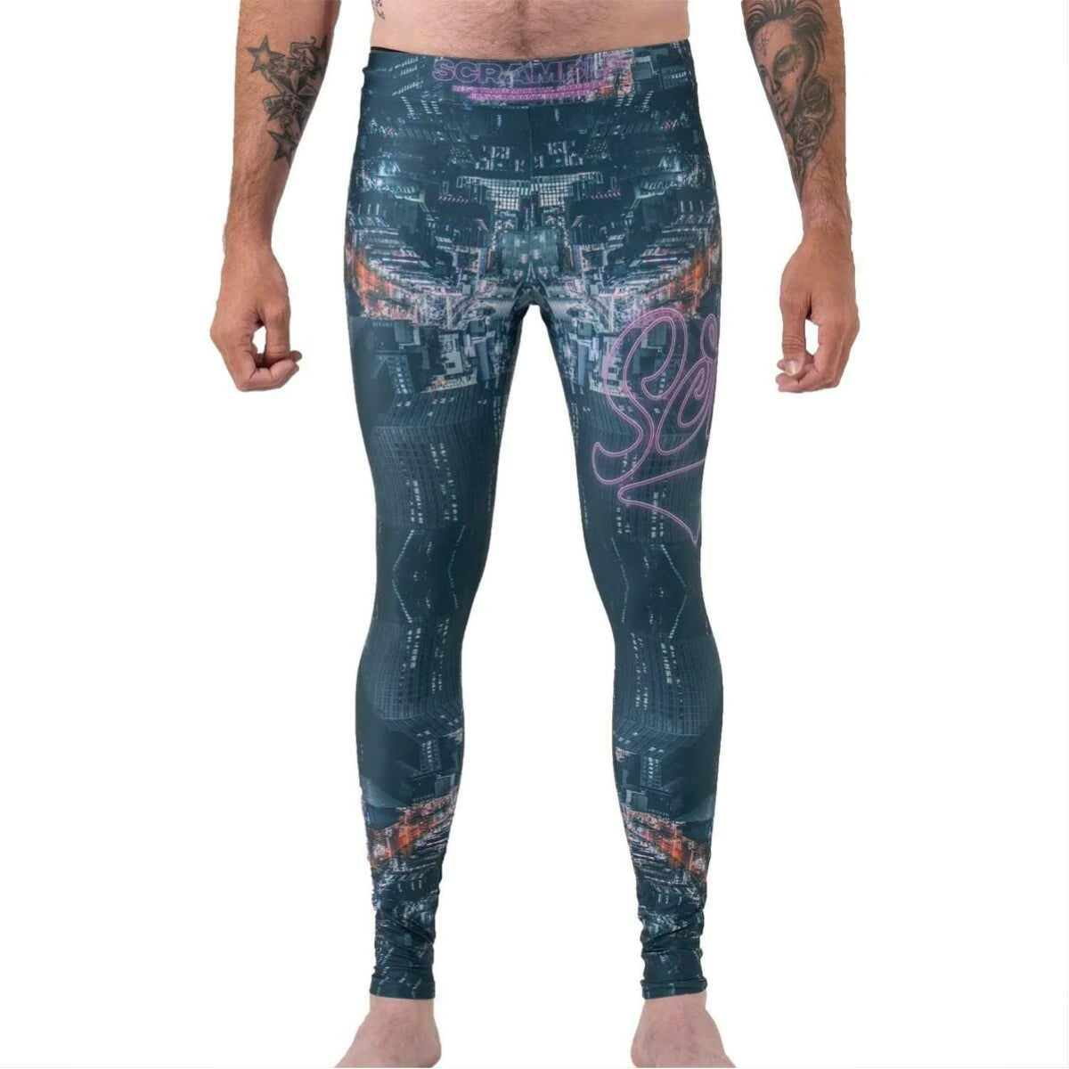 Scramble genunchi spats negru