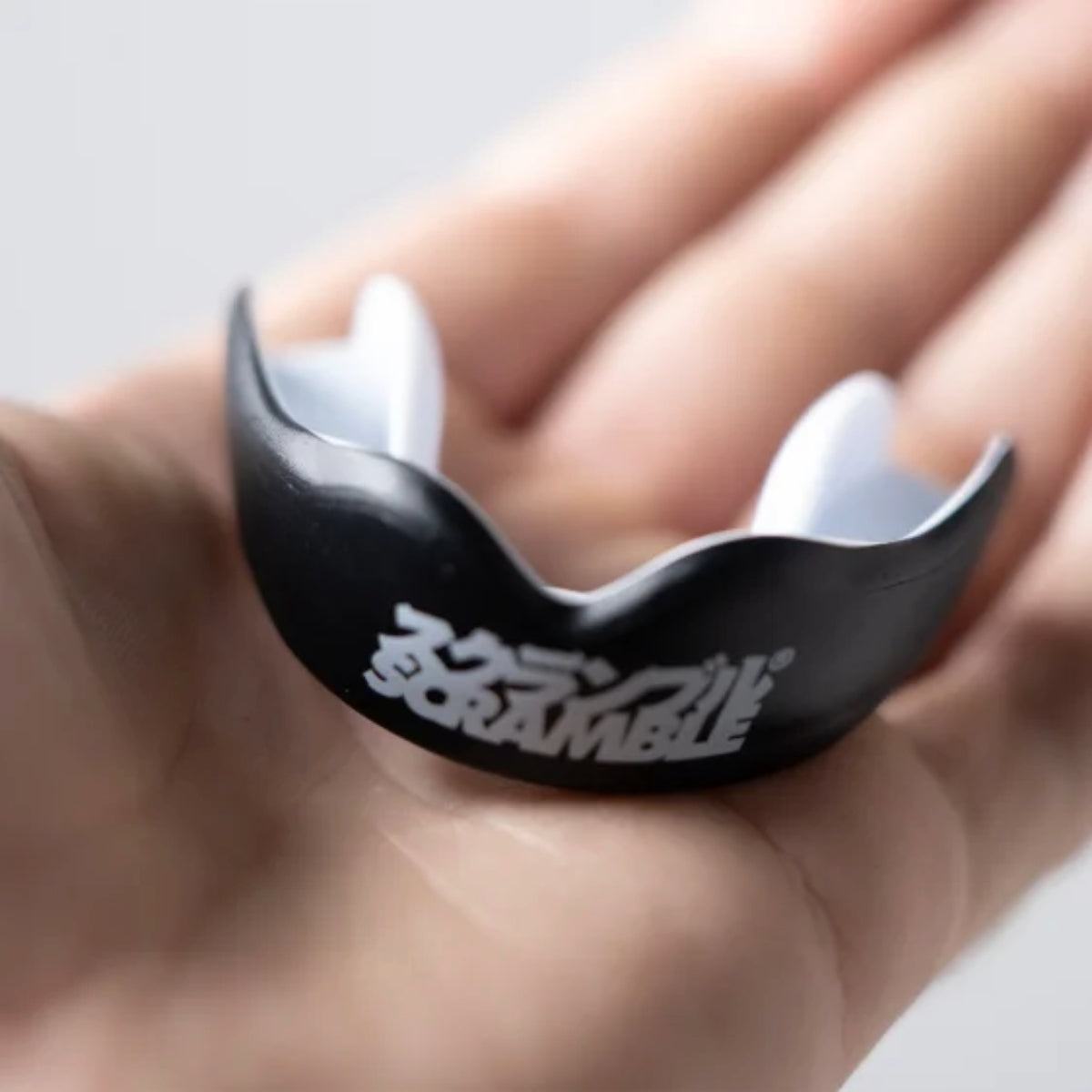 Black Scramble Mouth Gum Shield Guard   