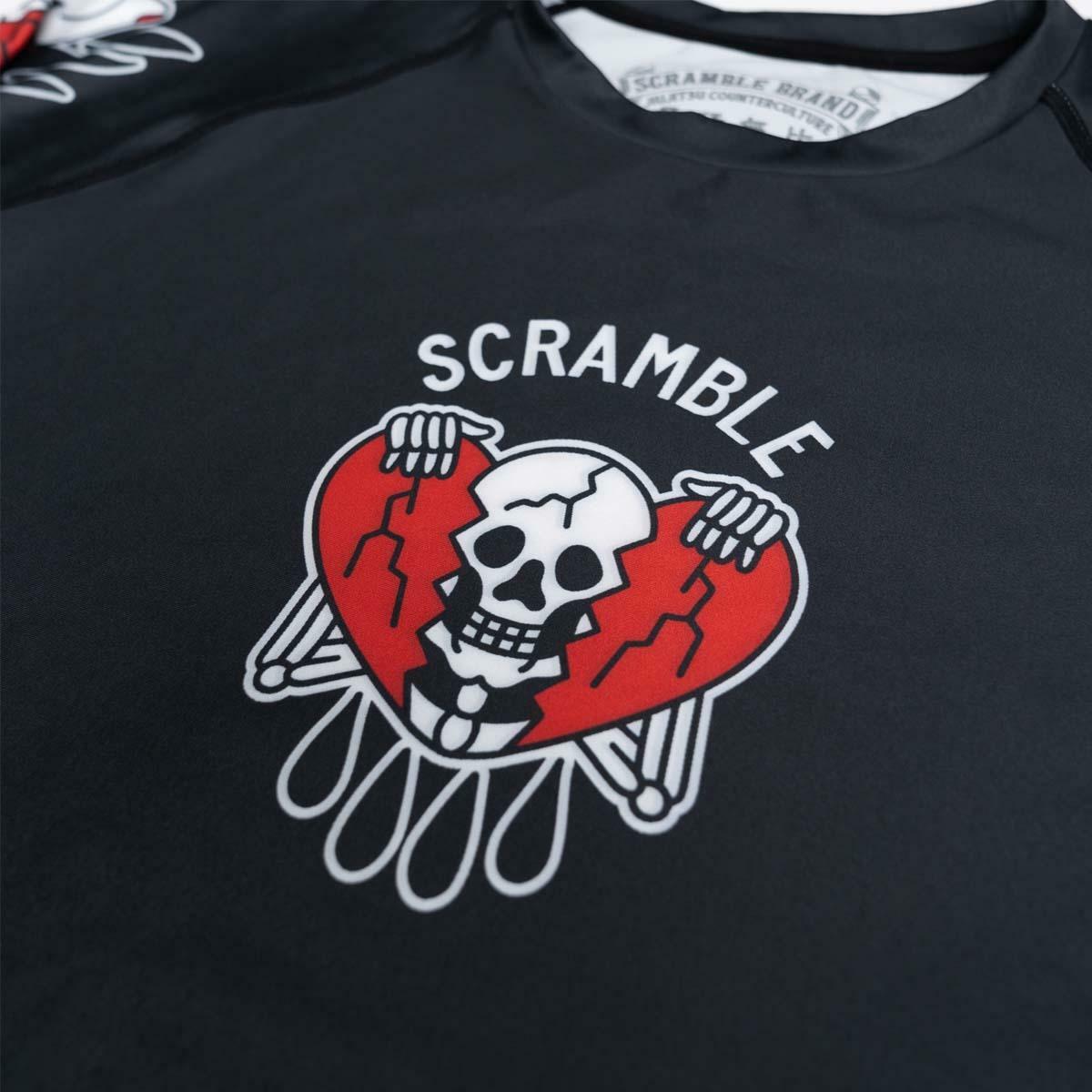 Black Scramble Peace and Violence Rash Guard   