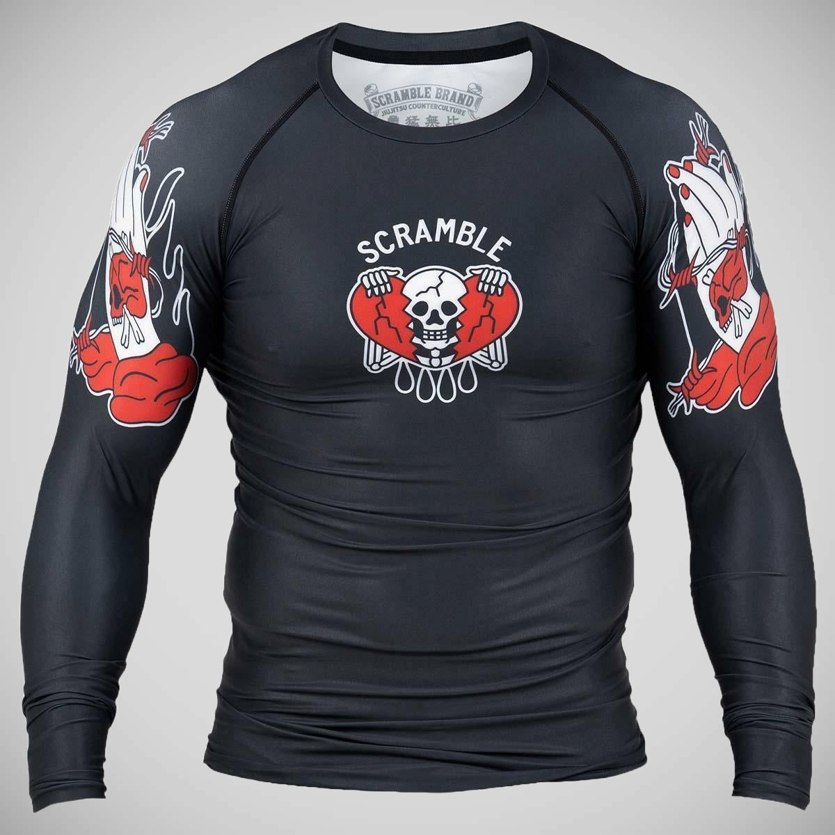 Black Scramble Peace and Violence Rash Guard   