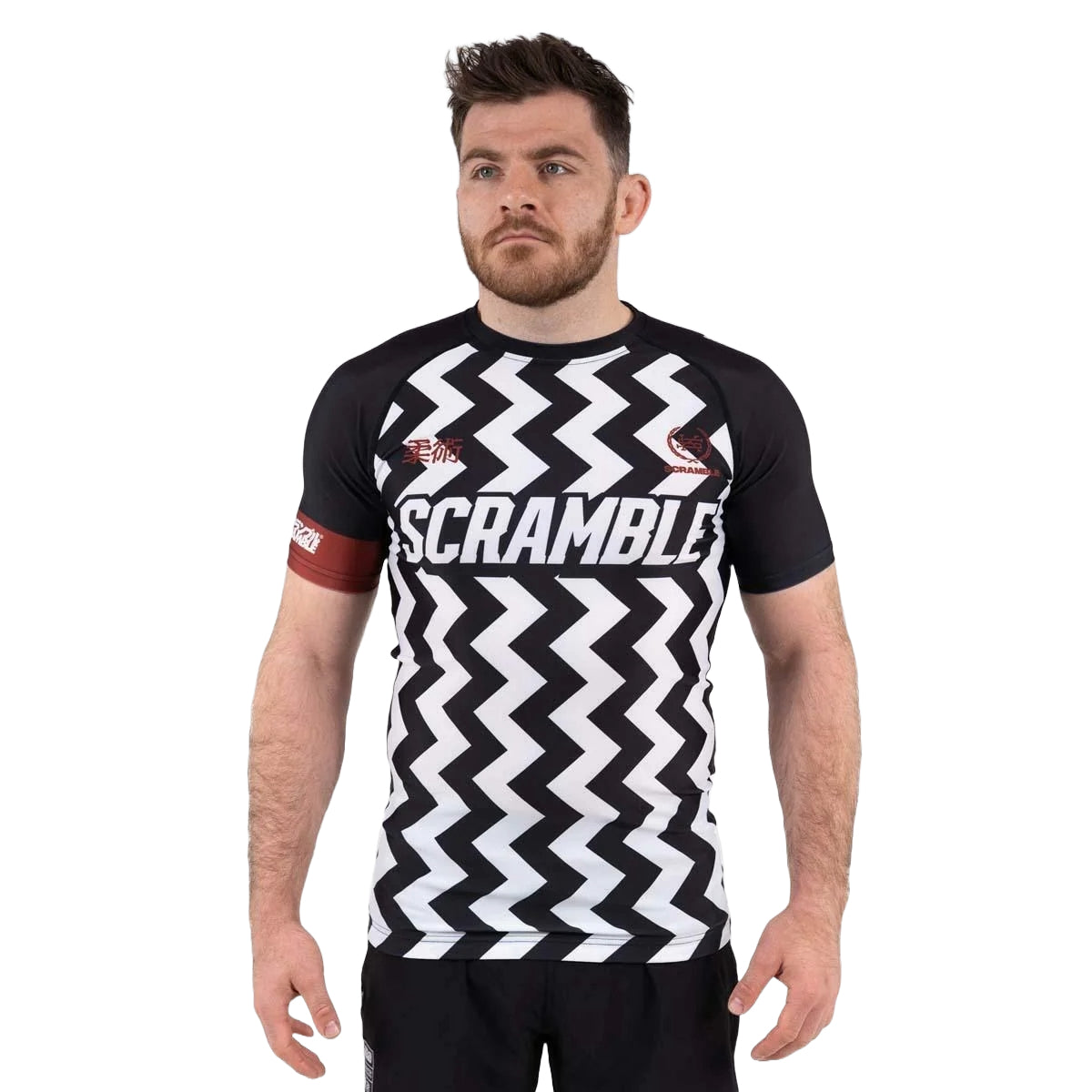 Black Scramble Ranked V5 Rash Guard   