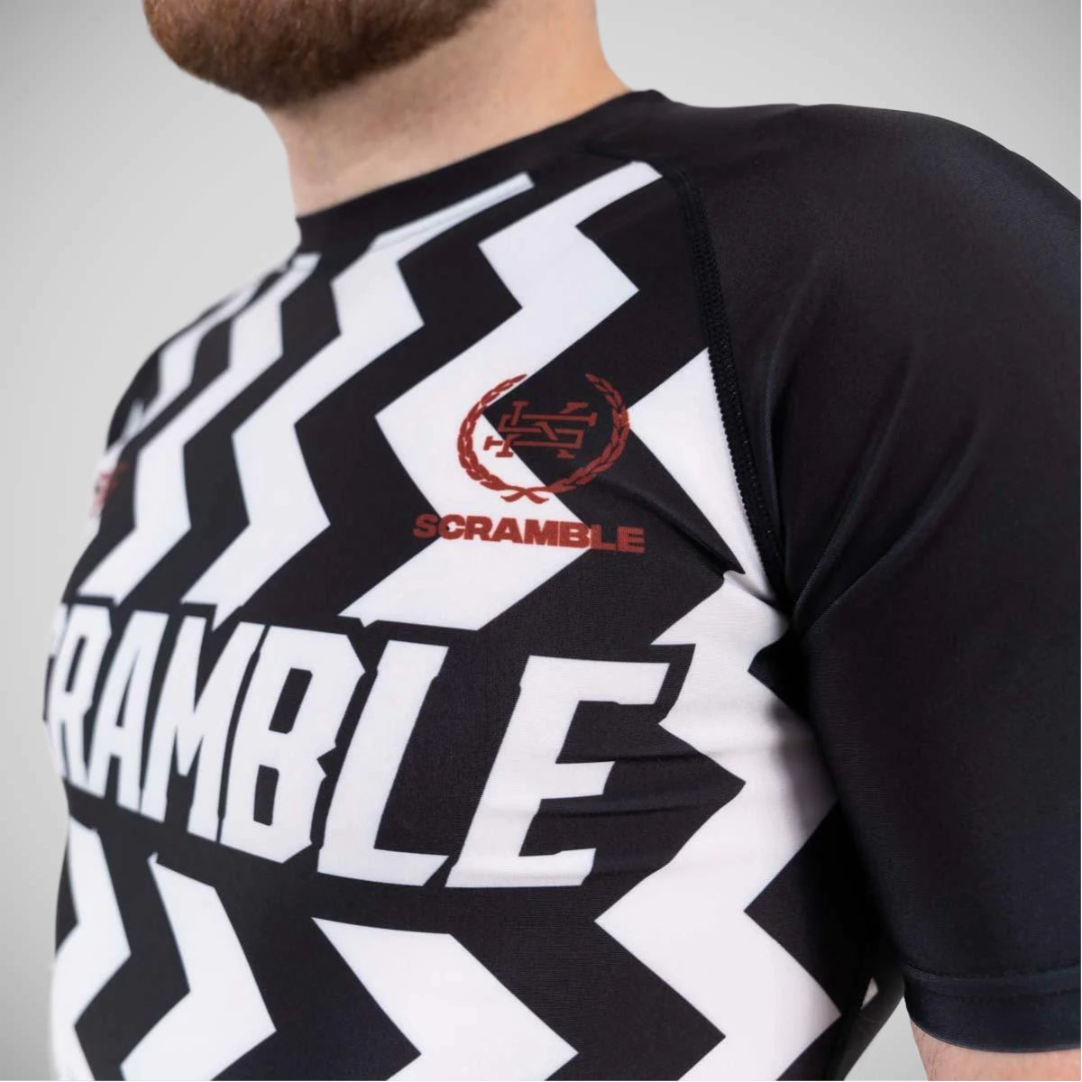 Black Scramble Ranked V5 Rash Guard   