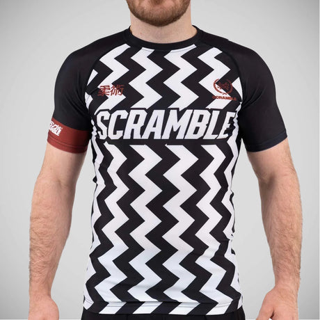 Black Scramble Ranked V5 Rash Guard   