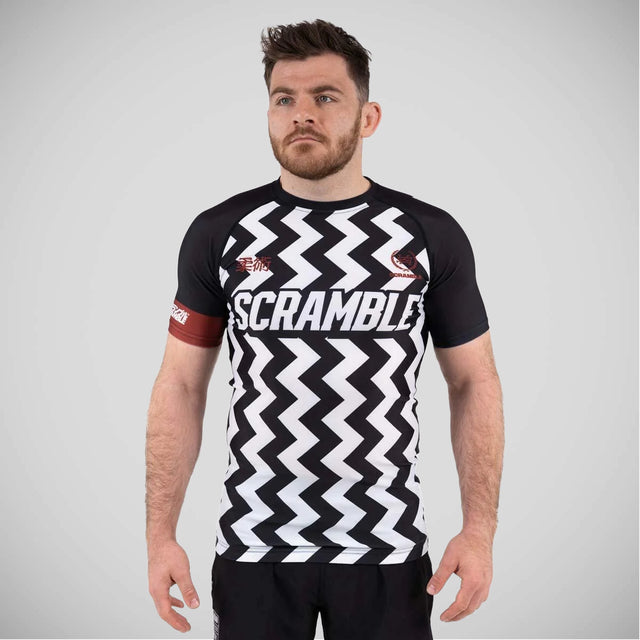 Black Scramble Ranked V5 Rash Guard   