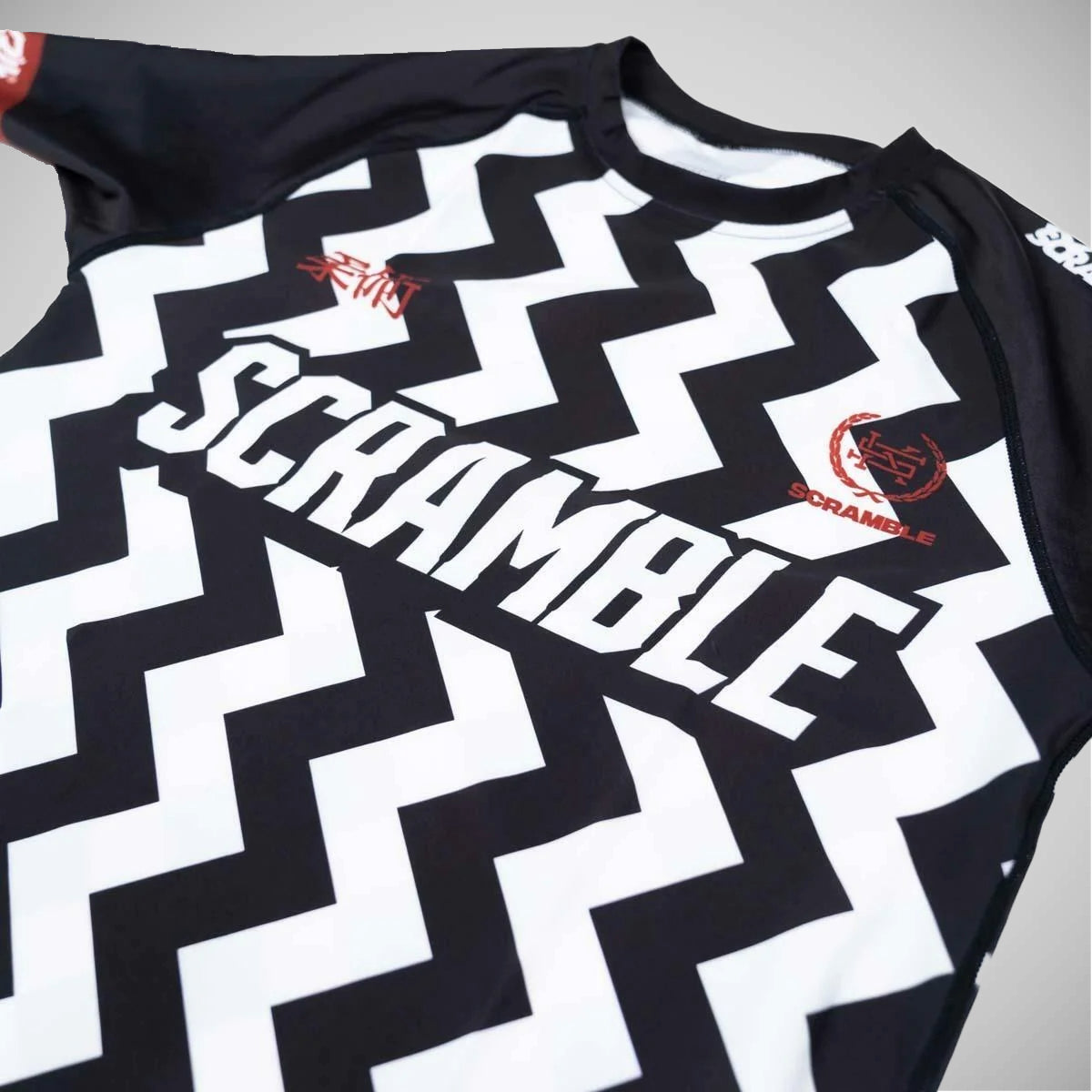 Black Scramble Ranked V5 Rash Guard   