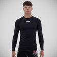 Black Scramble Shinobi Long Sleeve Rash Guard   