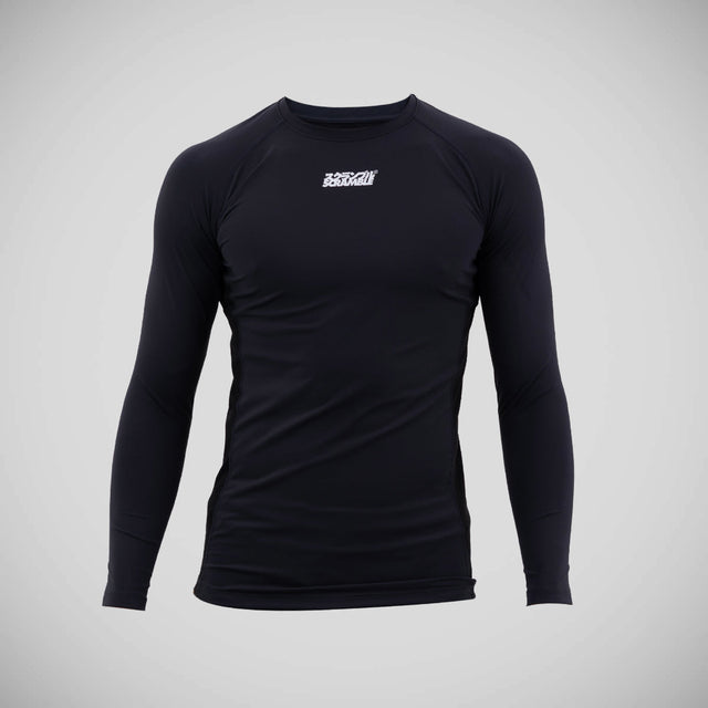 Scramble Shinobi Long Sleeve Rash Guard Black