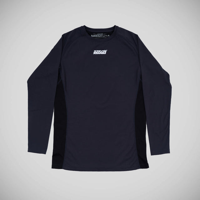 Scramble Shinobi Long Sleeve Rash Guard Black