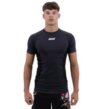 Scramble Shinobi Short Sleeve Rash Guard Black