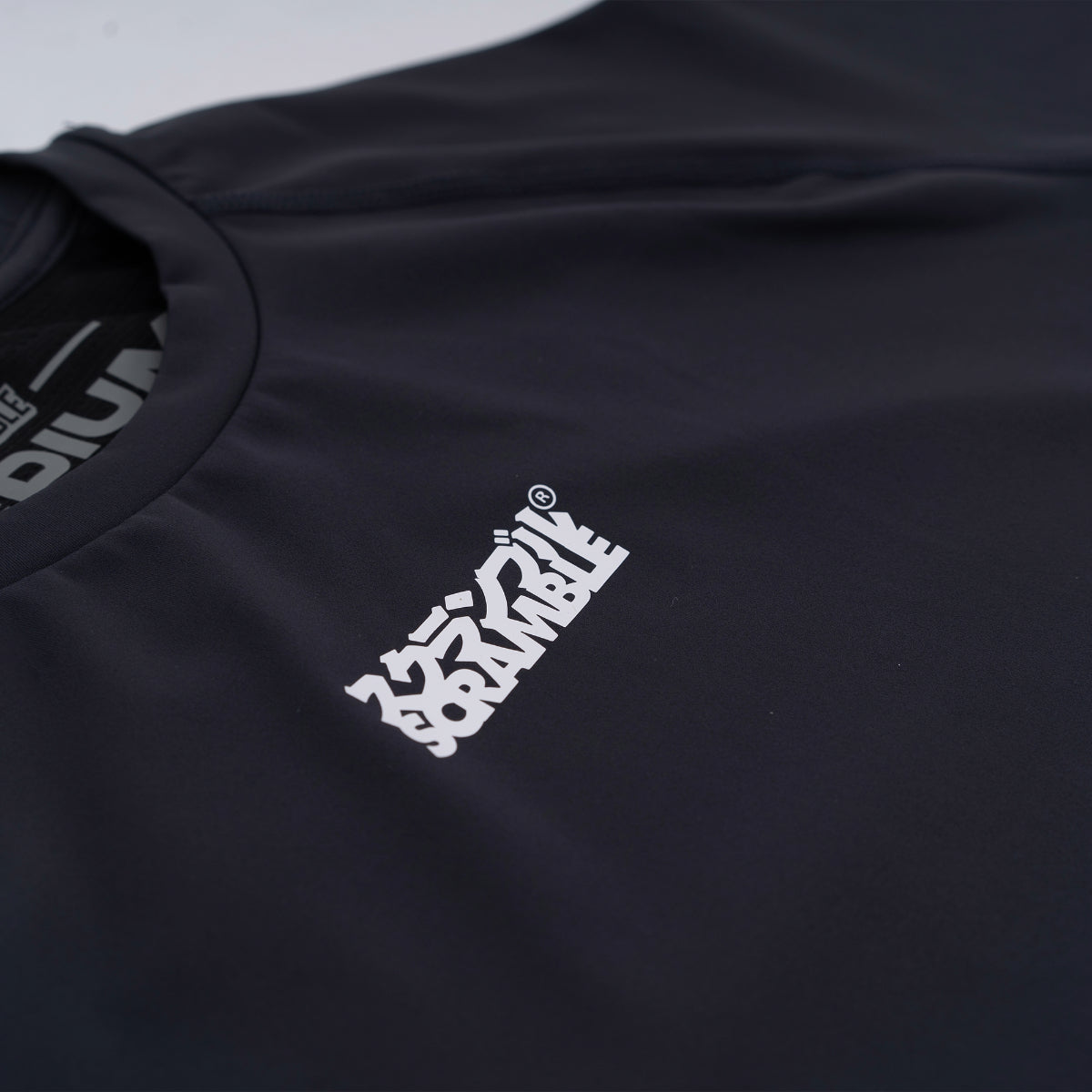 Scramble Shinobi Short Sleeve Rash Guard Black