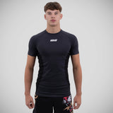 Scramble Shinobi Short Sleeve Rash Guard Black