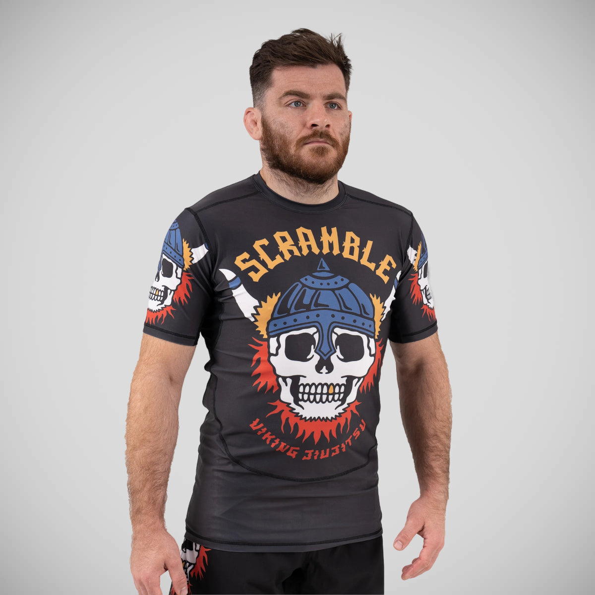 Black Scramble Viking Rash Guard   