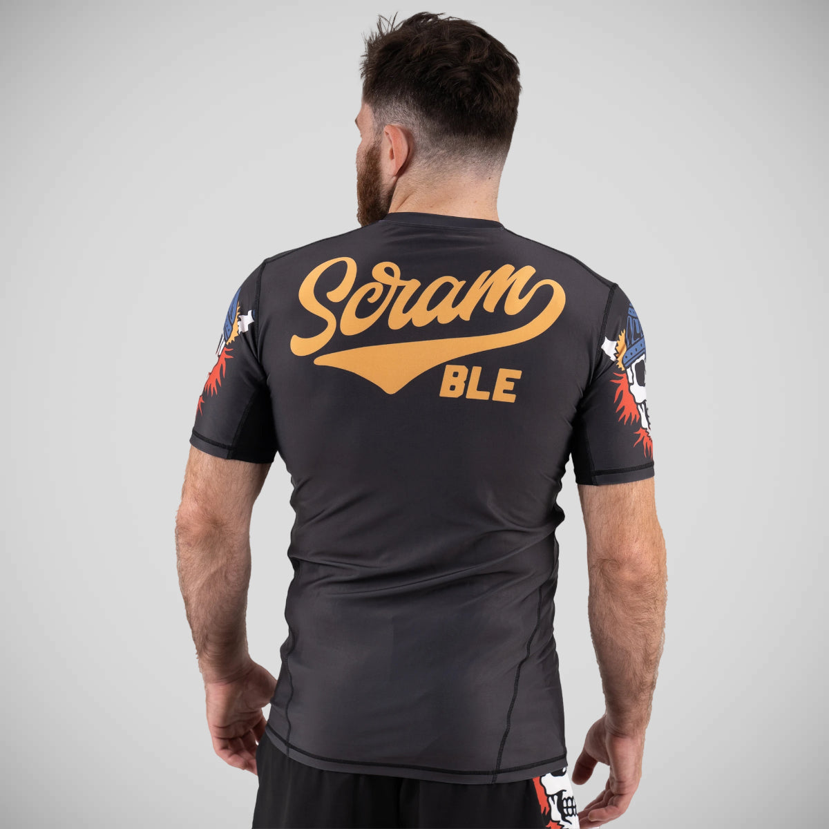 Black Scramble Viking Rash Guard   